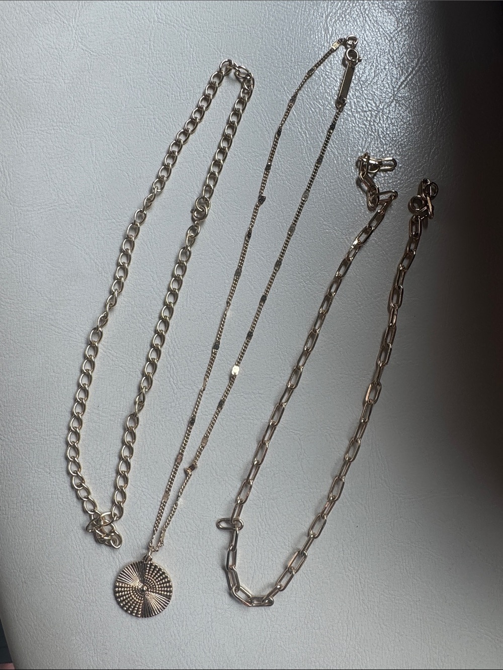 Ana Luisa Gold Necklace Chain and Pendant Set